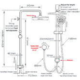 Expert Homewares Millie Round Twin Shower