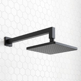 Expert Homewares Retro-fit Square Matte Black Shower Bathroom Basics Package