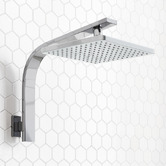 Expert Homewares Square Chrome Shower Bathroom Basics Package