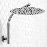 Expert Homewares Colby 300mm Round Gooseneck Rain Shower Arm &amp; Head