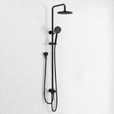 Expert Homewares Finn Round Thick Waterfall Twin Rail Shower
