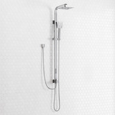 Expert Homewares Finn Square Thin Waterfall Twin Rail Shower
