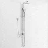Expert Homewares Nero 200mm Twin Rail Shower
