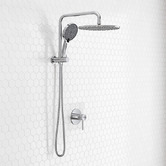 Expert Homewares Aqua Chrome Short Twin Shower Mixer Set