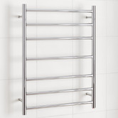 Expert Homewares Solander 600 x 800mm Stainless Steel 7 Bar Heated Towel Rail
