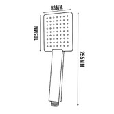Expert Homewares Reeve 83mm Hand-Held Shower