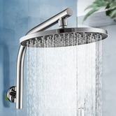 Expert Homewares Koora 255mm Swivel Shower Arm &amp; Head