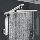 Expert Homewares Ottimo 300mm Swivel Rectangular Shower Arm &amp; Head