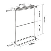 Expert Homewares Aira 600mm Towel Stand