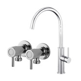 Expert Homewares Millicent Chrome Kitchen/Laundry Essentials Package