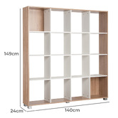 Expert Homewares Tamara 16 Cube Shelving Unit