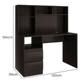 Expert Homewares Tamara 2 Drawer Desk with Hutch