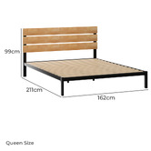 Expert Homewares Jaro Rubberwood Bed Frame
