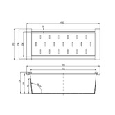 Expert Homewares Deso 450mm Kitchen Sink Colander