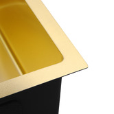 Expert Homewares Cleopatra 440mm Single Stainless Steel Kitchen Sink