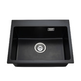 Expert Homewares Hayward 550mm Single Granite Kitchen Sink