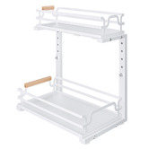 Expert Homewares Denuvo 2 Tier Slide-Out Under Sink Organiser