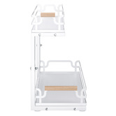 Expert Homewares Denuvo 2 Tier Slide-Out Under Sink Organiser