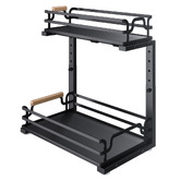Expert Homewares Denuvo 2 Tier Slide-Out Under Sink Organiser