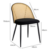 Expert Homewares Dana PE Rattan Dining Chairs