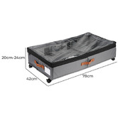 Expert Homewares Coralie Height-Adjustable Underbed Storage