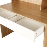 Expert Homewares Tamara II 2 Drawer Desk with Hutch