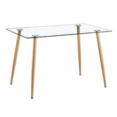 Expert Homewares Brixton Glass Dining Table