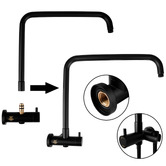 Expert Homewares Euro Matte Black Short Twin Rail Body