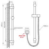 Expert Homewares Round Water Inlet Wall Connector