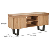Expert Homewares Devon 2 Door TV Unit