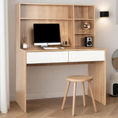 Expert Homewares Tamara II 2 Drawer Desk with Hutch