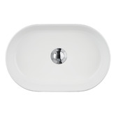 Expert Homewares Anika 490mm Ceramic Above Counter Basin with Pop-Up Waste