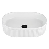 Expert Homewares Anika 490mm Ceramic Above Counter Basin with Pop-Up Waste
