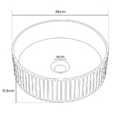 Expert Homewares Darcie 360mm Above Counter Basin with Pop-Up Waste
