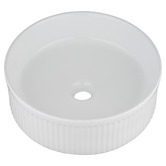Expert Homewares Anika 370mm Ceramic Above Counter Basin with Pop-Up Waste