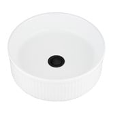 Expert Homewares Anika 370mm Ceramic Above Counter Basin with Pop-Up Waste
