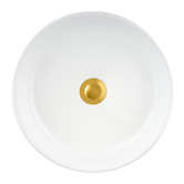 Expert Homewares Anika 370mm Ceramic Above Counter Basin with Pop-Up Waste