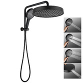 Expert Homewares Tully 325mm Gooseneck Short Twin Shower with Diverter