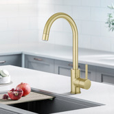 Expert Homewares Euro Gooseneck Swivel Kitchen Sink Mixer