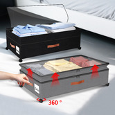 Expert Homewares Coralie Height-Adjustable Underbed Storage