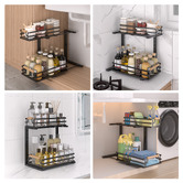 Expert Homewares Denuvo 2 Tier Slide-Out Under Sink Organiser