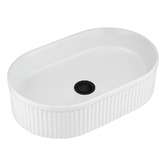 Expert Homewares Anika 490mm Ceramic Above Counter Basin with Pop-Up Waste
