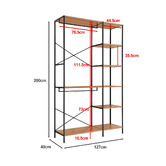 Expert Homewares Madina 7 Shelf Clothing Rack