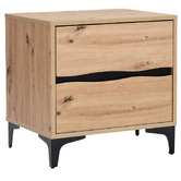 Expert Homewares Luca 2 Drawer Bedside Table