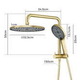 Expert Homewares Jagael Short Twin Shower