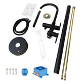Expert Homewares Euro Floor Mounted Bath Mixer With Hand Shower