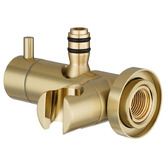 Expert Homewares Jagael Gold Short Twin Shower Mixer Set
