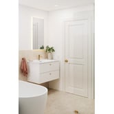 Expert Homewares Austin Oval Acrylic Freestanding Bath with Overflow