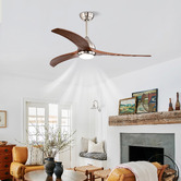 Expert Homewares Tallulah 132cm DC Ceiling Fan with LED Light