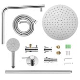 Expert Homewares Fletcher 300mm Twin Shower Mixer Set